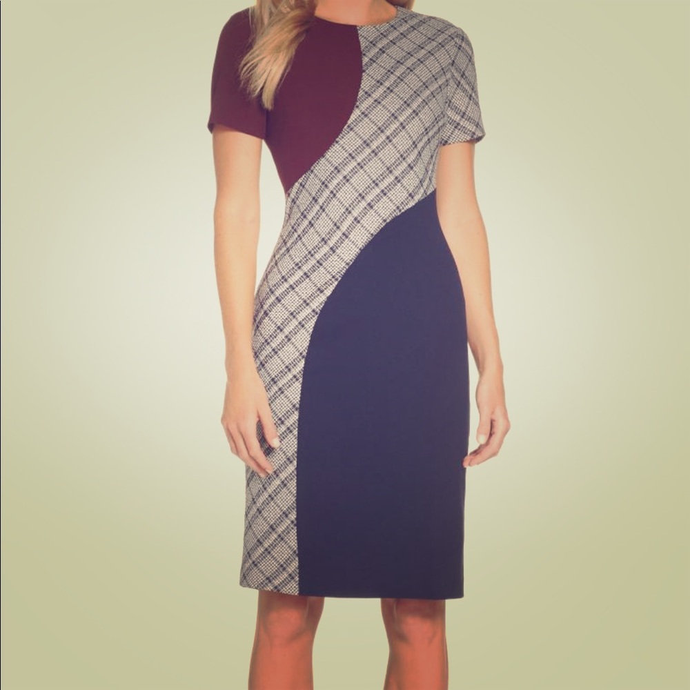 Nordstrom Eliza J Color block Dress